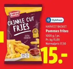 Lidl Pommes frites, DKK 15 tilbud