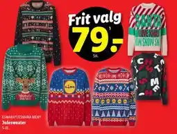Lidl Julesweater, DKK 79 tilbud