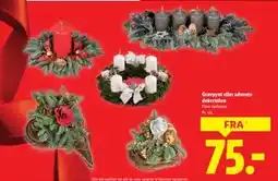 Lidl Gravpynt eller adventsdekoration tilbud