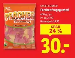 Lidl Ferskenfrugtgummi, DKK 30 tilbud