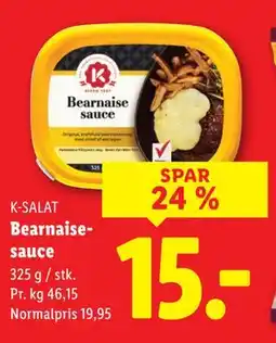 Lidl Bearnaisesauce, DKK 15 tilbud