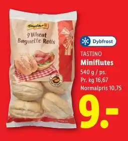 Lidl Miniflutes, DKK 9 tilbud