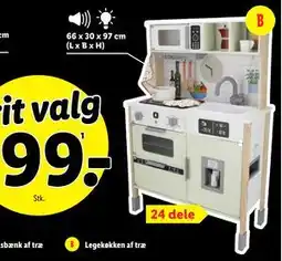 Lidl Legekøkken af træ, DKK 399 tilbud