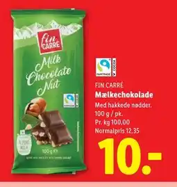Lidl Mælkechokolade, DKK 10 tilbud