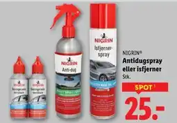 Lidl Antidugspray eller isfjerner, DKK 25 tilbud