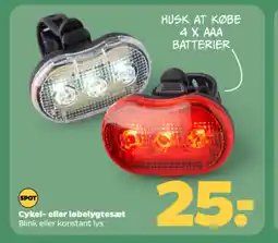 Netto Cykel- eller løbelygtesæt tilbud