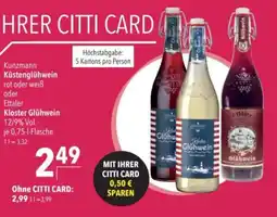 Citti Kunzmann , Kloster Glühwein tilbud