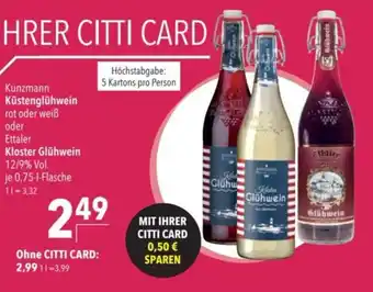 Kunzmann , Kloster Glühwein