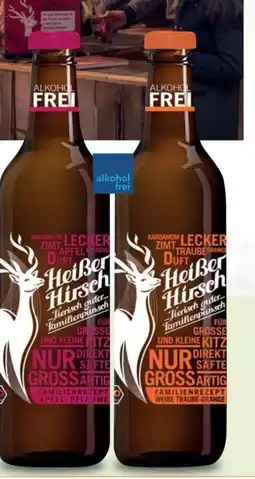 Citti YVEGAN Acht Grad Bio Heißer Hirsch Familienpunsch Apfel Pflaume oder Weiße Traube Orange tilbud