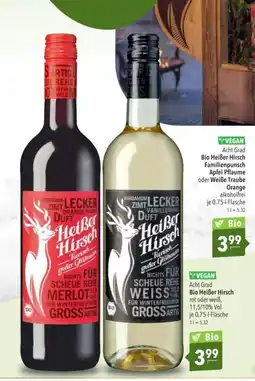 Citti YVEGAN Acht Grad Bio Heißer Hirsch tilbud