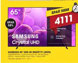 Punkt1 Samsung 65" uhd 4k smart tv (2025) tilbud