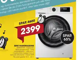 Punkt1 Senz vaskemaskine tilbud