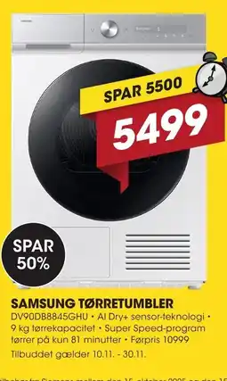 Punkt1 Samsung tørretumbler tilbud