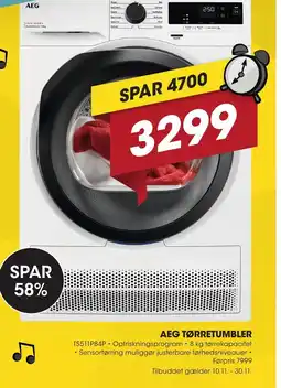 Punkt1 Aeg tørretumbler tilbud