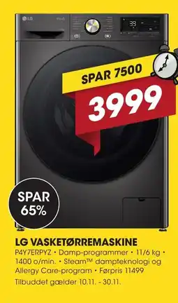Punkt1 Lg vasketørremaskine tilbud