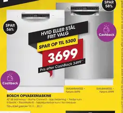 Punkt1 Bosch opvaskemaskine tilbud