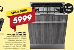 Punkt1 Asko int. opvaskemaskine tilbud