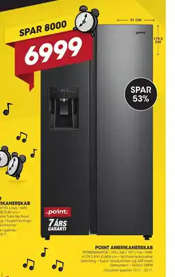 Punkt1 Point amerikanerskab tilbud