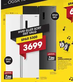 Punkt1 Point amerikanerskab tilbud