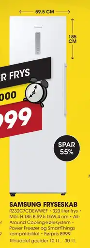Punkt1 Samsung fryseskab tilbud