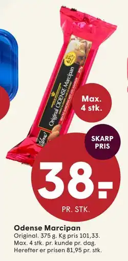 SPAR Odense Marcipan, DKK 38 tilbud