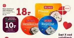 SPAR Buko Smelteost eller Flødeost, DKK 18, App-pris tilbud