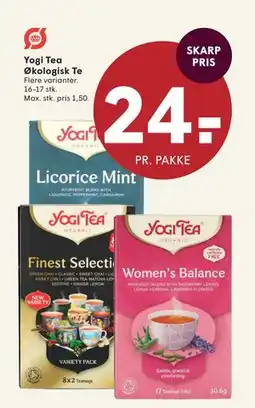 SPAR Yogi Tea Økologisk Te, DKK 24 tilbud