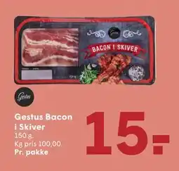 SPAR Gestus Bacon i Skiver, DKK 15 tilbud