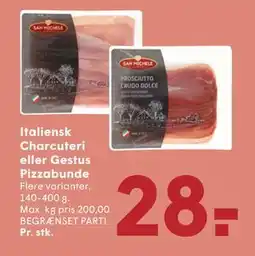 SPAR Italiensk Charcuteri eller Gestus Pizzabunde, DKK 28 tilbud