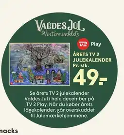 SPAR ÅRETS TV 2 JULEKALENDER, DKK 49 tilbud