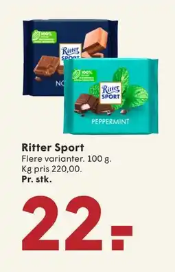 SPAR Ritter Sport, DKK 22 tilbud