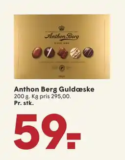 SPAR Anthon Berg Guldæske, DKK 59 tilbud