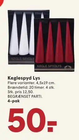 SPAR Keglespyd Lys, DKK 50 tilbud