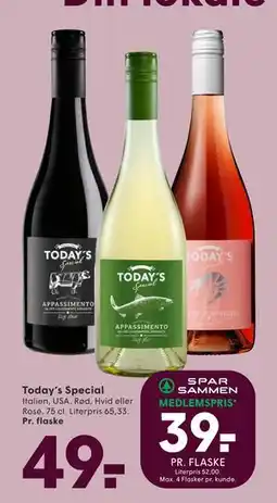 SPAR Today’s Special, DKK 49, App-pris tilbud