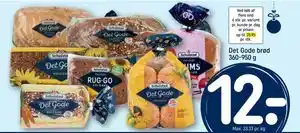 Det Gode brød 360-950 g, DKK 12
