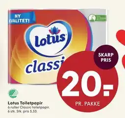 SPAR Lotus Toiletpapir, DKK 20 tilbud