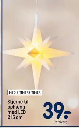 REMA 1000 Stjerne til ophæng med LED Ø15 cm, DKK 39 tilbud