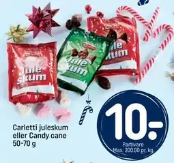 REMA 1000 Carletti juleskum eller Candy cane 50-70 g, DKK 10 tilbud