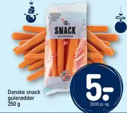 REMA 1000 Danske snack gulerødder 250 g, DKK 5 tilbud