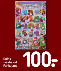 REMA 1000 Quick skrabelod Pakkejagt, DKK 100 tilbud