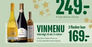 Min Købmand VINMENU, DKK 169 tilbud
