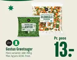 Min Købmand Gestus Grøntsager, DKK 13 tilbud