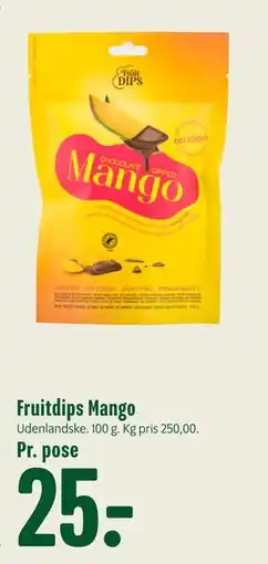Min Købmand Fruitdips Mango, DKK 25 tilbud