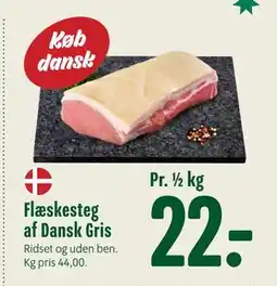 Min Købmand Flæskesteg af Dansk Gris, DKK 22 tilbud