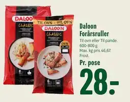 Min Købmand Daloon Forårsruller, DKK 28 tilbud