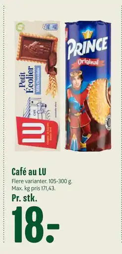 Min Købmand Café au LU, DKK 18 tilbud