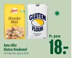 Min Købmand Amo eller Gluten Hvedemel, DKK 18 tilbud