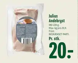 Min Købmand Julius Andebryst, DKK 20 tilbud