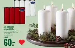 Min Købmand ASP-HOLMBLAD Adventsbloklys, DKK 60 tilbud
