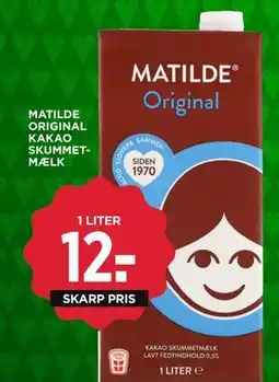 MENY MATILDE ORIGINAL KAKAO SKUMMETMÆLK, DKK 12 tilbud